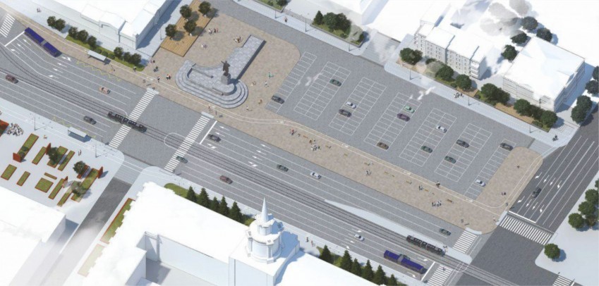 Общественное место vs парковка. Площадь 1905 года закрыли для автомобилистов на 2,5 месяца 1 Общественное место vs парковка. Площадь 1905 года закрыли для автомобилистов на 2,5 месяца 1