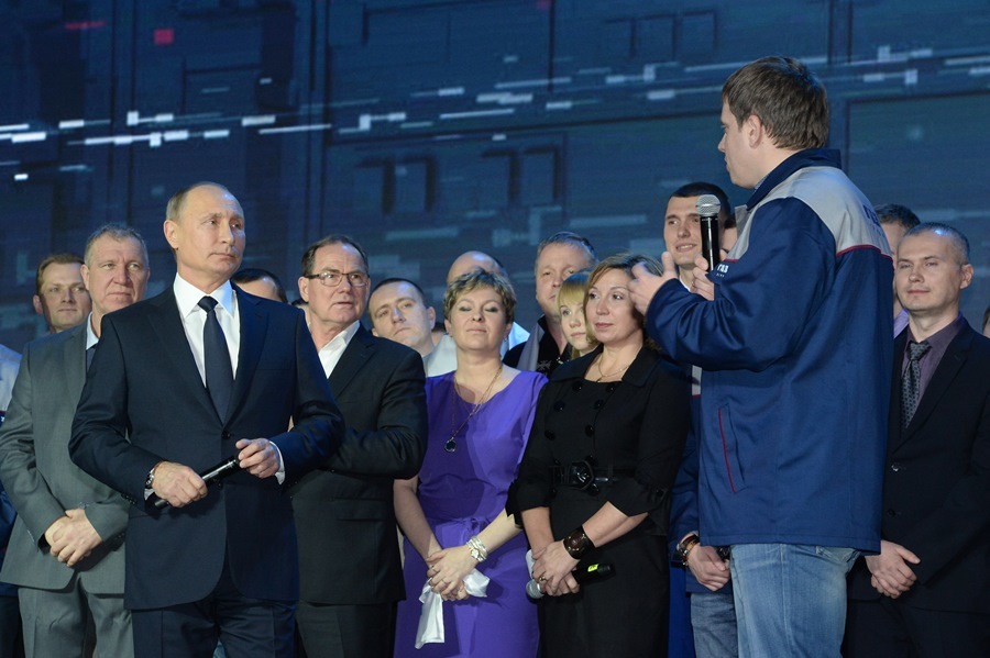 Как Владимира Путина на ГАЗе встречали. ФОТОФАКТ 14 Как Владимира Путина на ГАЗе встречали. ФОТОФАКТ 14