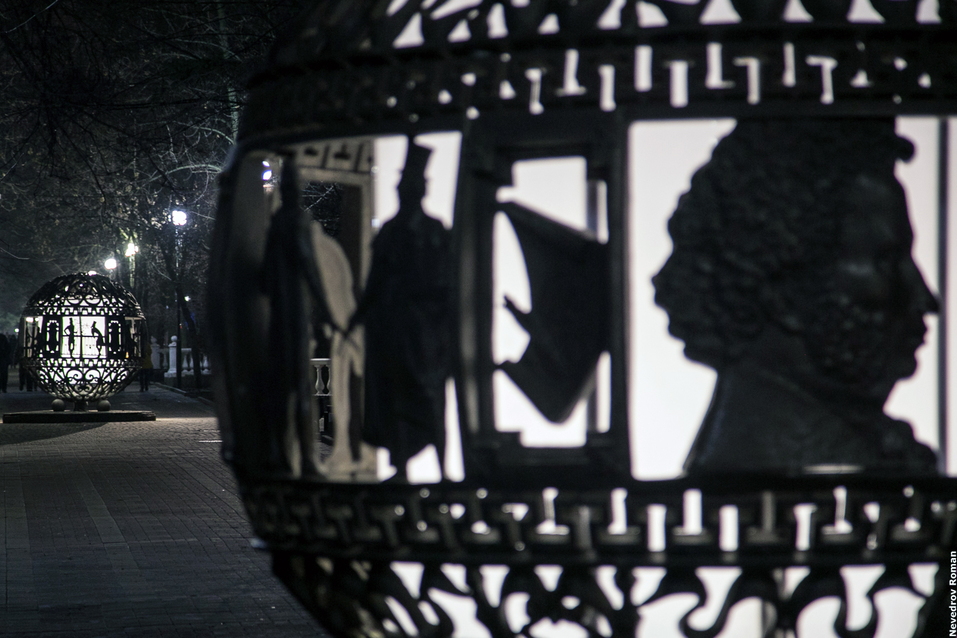 В Ростове "загорелись" Пушкинские шары 4 В Ростове "загорелись" Пушкинские шары 4