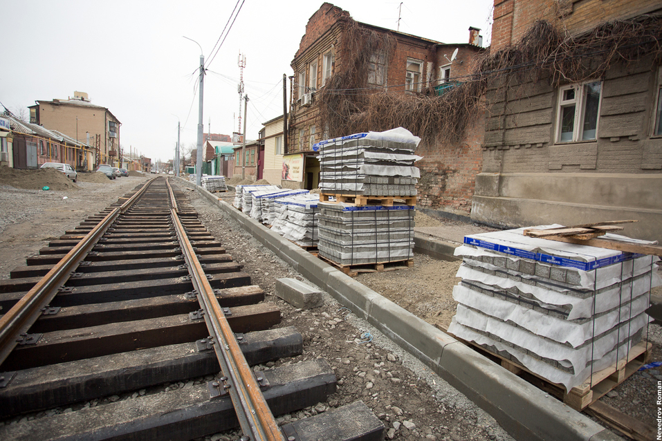 Ремонт улицы Станиславского в Ростове идет в круглосуточном режиме 2 Ремонт улицы Станиславского в Ростове идет в круглосуточном режиме 2