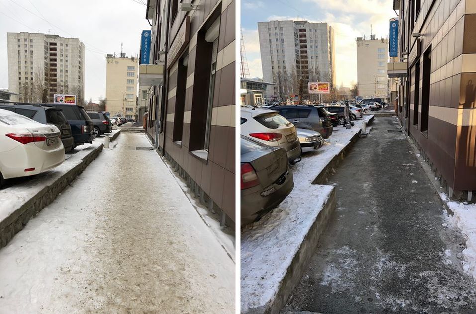 Сломал ногу — почистил город. Предприниматели за свой счет ликвидируют лед на улицах 1 Сломал ногу — почистил город. Предприниматели за свой счет ликвидируют лед на улицах 1