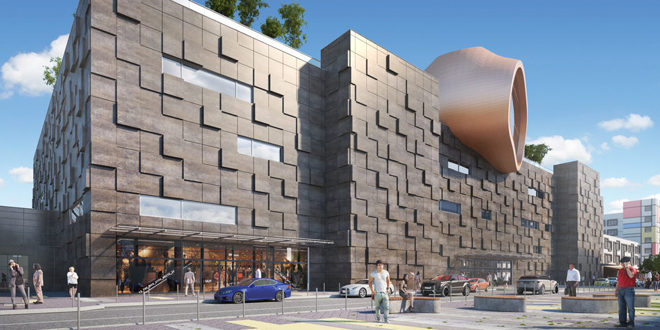 В Красноярске представили проект обновленного ТК «Квант» 4 В Красноярске представили проект обновленного ТК «Квант» 4