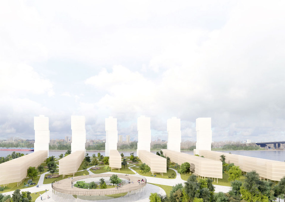 На месте нефтебазы в Красноярске планируют построить микрорайон с оранжереей и аквапарком 2 На месте нефтебазы в Красноярске планируют построить микрорайон с оранжереей и аквапарком 2