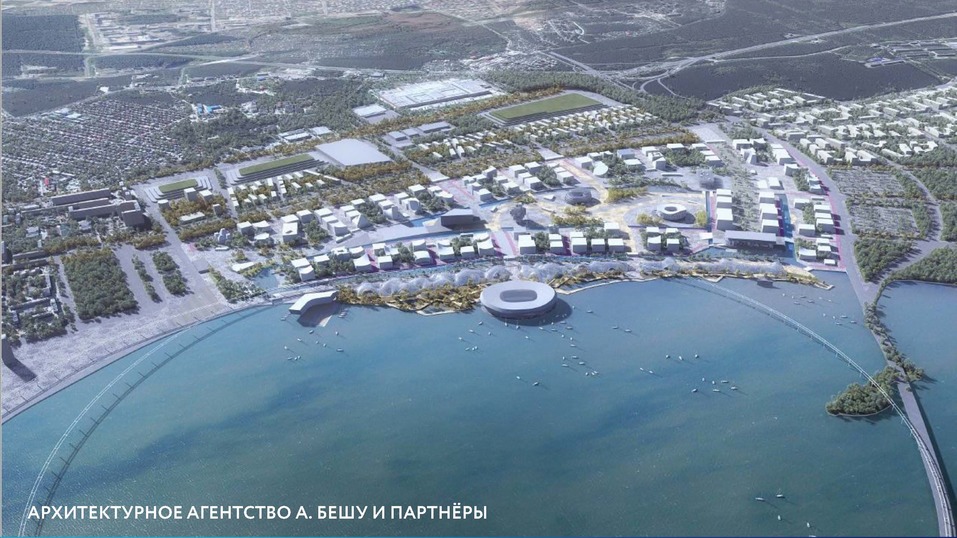 Как это будет. Французы спланировали мега-застройку 555 га на берегу Верх-Исетского пруда 1 Как это будет. Французы спланировали мега-застройку 555 га на берегу Верх-Исетского пруда 1