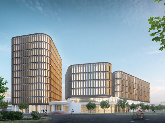 Четыре офисника на паркингах-гигантах. «СКБ Контур» выбрал проект района для айтишников 1 Четыре офисника на паркингах-гигантах. «СКБ Контур» выбрал проект района для айтишников 1