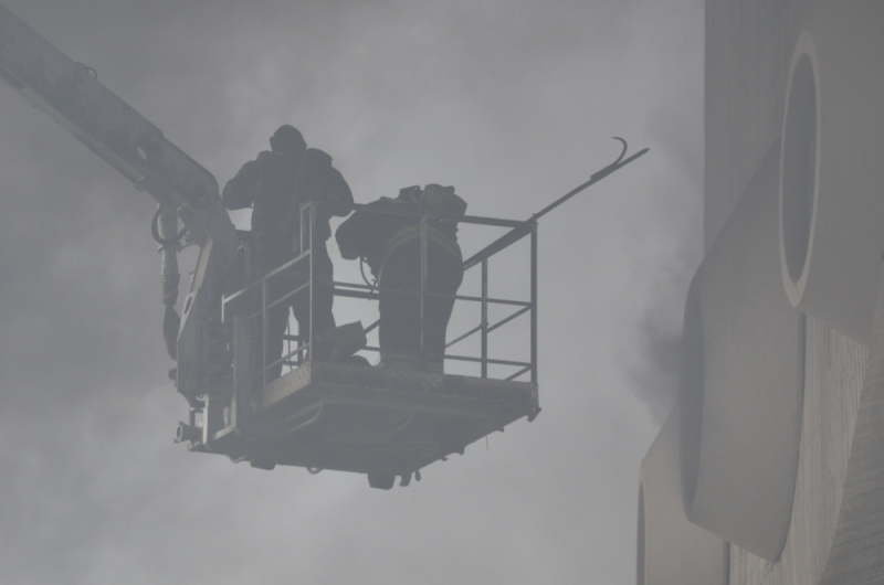 Пожар на объекте Универсиады в Красноярске: несущие конструкции не пострадали 1 Пожар на объекте Универсиады в Красноярске: несущие конструкции не пострадали 1