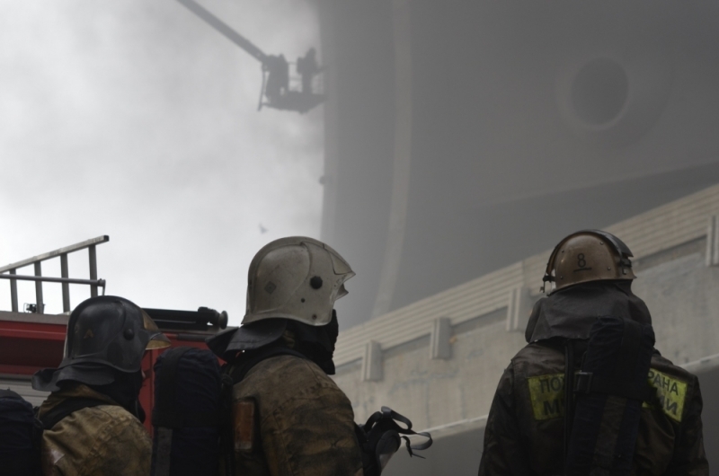 Пожар на объекте Универсиады в Красноярске: несущие конструкции не пострадали 3 Пожар на объекте Универсиады в Красноярске: несущие конструкции не пострадали 3