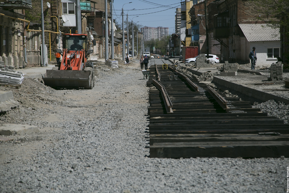 Успеть любой ценой: Как идет реконструкция улицы Станиславского в Ростове 2 Успеть любой ценой: Как идет реконструкция улицы Станиславского в Ростове 2