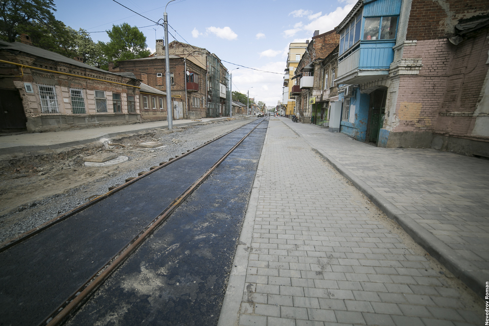 Готовность 80%: Улицу Станиславского в Ростове не успеют завершить до 1 июня ФОТО 3 Готовность 80%: Улицу Станиславского в Ростове не успеют завершить до 1 июня ФОТО 3