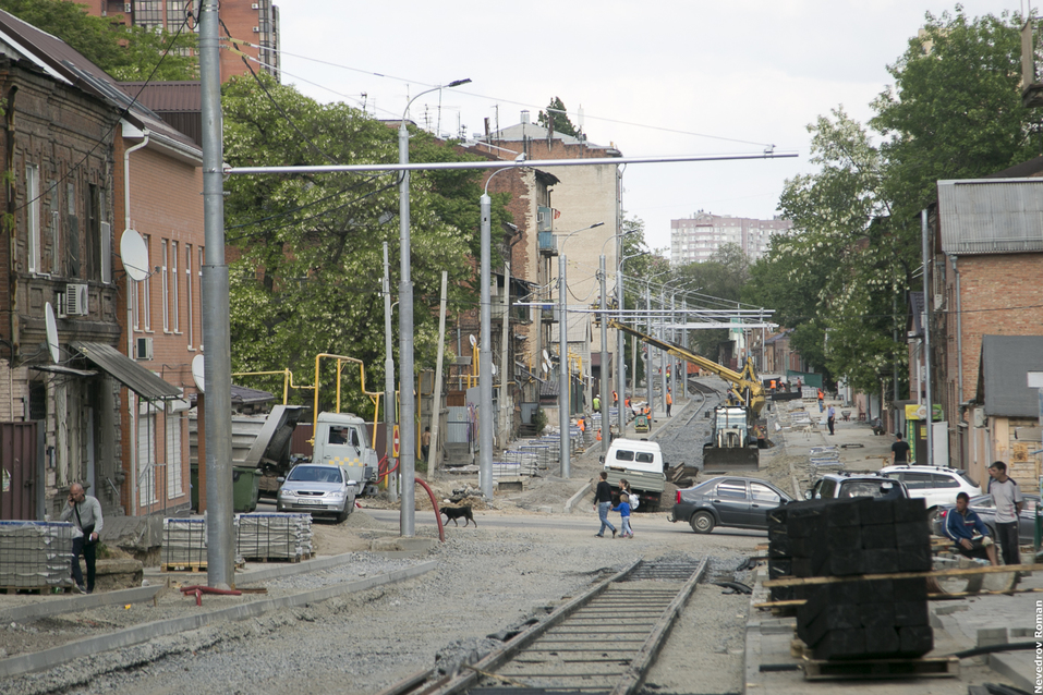 Готовность 80%: Улицу Станиславского в Ростове не успеют завершить до 1 июня ФОТО 5 Готовность 80%: Улицу Станиславского в Ростове не успеют завершить до 1 июня ФОТО 5