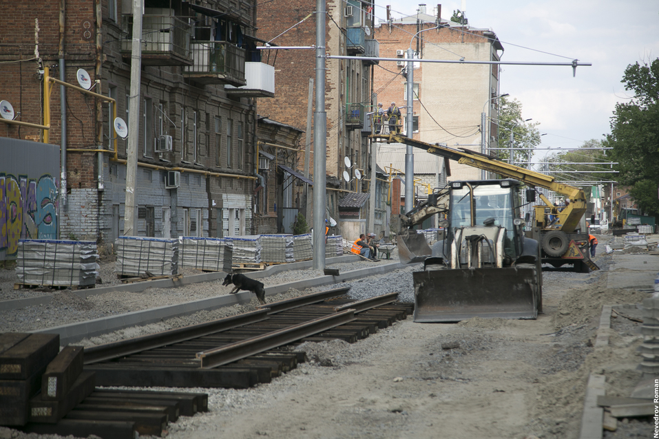 Готовность 80%: Улицу Станиславского в Ростове не успеют завершить до 1 июня ФОТО 6 Готовность 80%: Улицу Станиславского в Ростове не успеют завершить до 1 июня ФОТО 6