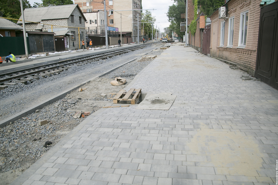 Готовность 80%: Улицу Станиславского в Ростове не успеют завершить до 1 июня ФОТО 7 Готовность 80%: Улицу Станиславского в Ростове не успеют завершить до 1 июня ФОТО 7