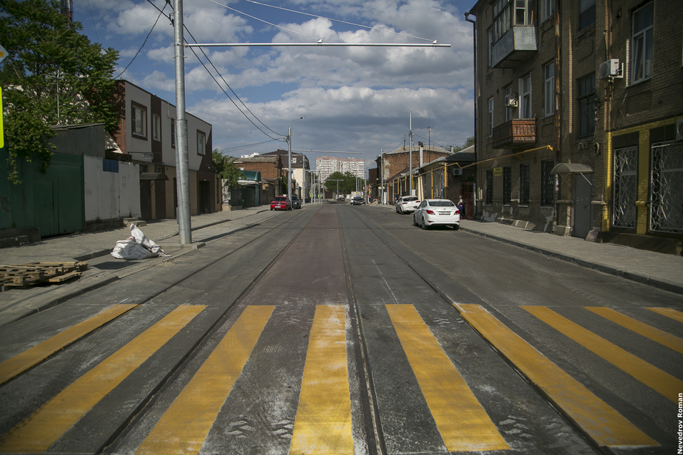 Готовность 80%: Улицу Станиславского в Ростове не успеют завершить до 1 июня ФОТО 9 Готовность 80%: Улицу Станиславского в Ростове не успеют завершить до 1 июня ФОТО 9