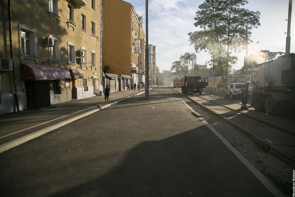 И снова нет: Реконструкцию улицы Станиславского в Ростове вновь не успели закончить в срок 9 И снова нет: Реконструкцию улицы Станиславского в Ростове вновь не успели закончить в срок 9