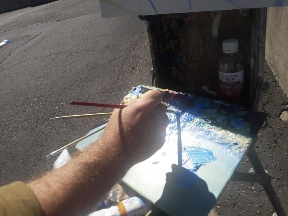 На красноярской ГЭС состоялся пленэр для членов Союза художников России 4 На красноярской ГЭС состоялся пленэр для членов Союза художников России 4