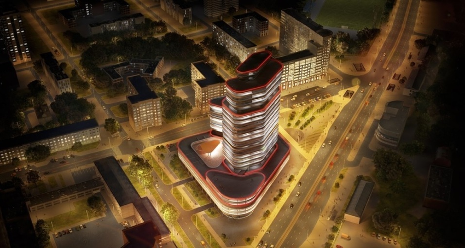 Высотный БЦ построят прямо на крыше парковки. Последствия ЧМ-2018 для Екатеринбурга 1 Высотный БЦ построят прямо на крыше парковки. Последствия ЧМ-2018 для Екатеринбурга 1