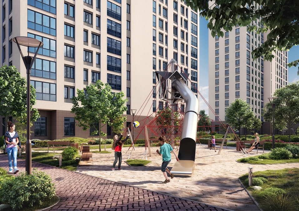 Отдых рядом с домом: как в Екатеринбурге строят квартал с парком, кораблем и набережной 5 Отдых рядом с домом: как в Екатеринбурге строят квартал с парком, кораблем и набережной 5