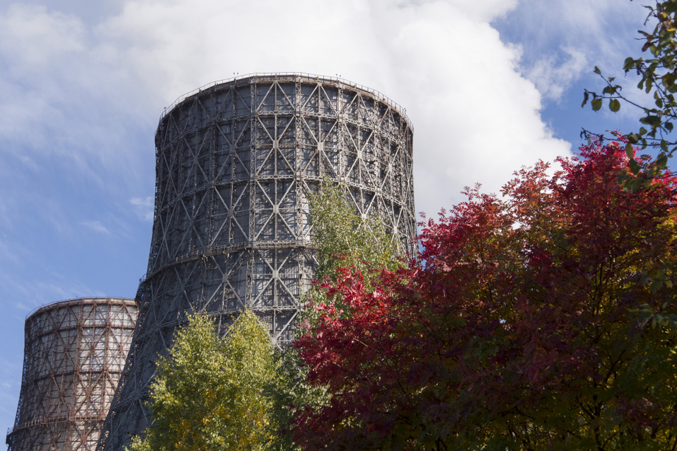 Завершен ремонт градирни крупнейшей Новосибирской ТЭЦ 4 Завершен ремонт градирни крупнейшей Новосибирской ТЭЦ 4