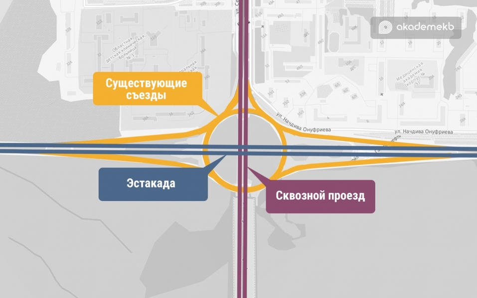 Впереди три года стройки. Академический свяжут прямой дорогой с центром города 1 Впереди три года стройки. Академический свяжут прямой дорогой с центром города 1