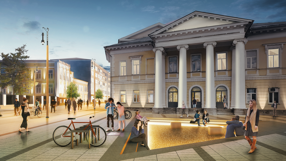 Новая концепция благоустройства Большой Покровской обойдется в 4 млн руб. 1 Новая концепция благоустройства Большой Покровской обойдется в 4 млн руб. 1