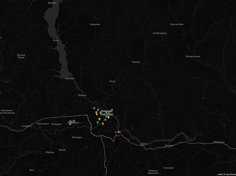 Как тут жить? Нижний Новгород попал на страшную карту «Гринписа» 1 Как тут жить? Нижний Новгород попал на страшную карту «Гринписа» 1