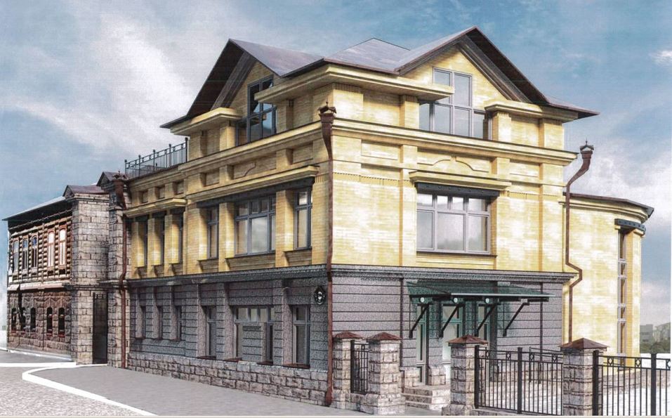 В центре Челябинска предприниматель строит к ШОС стилизованный «под старину» особняк 2 В центре Челябинска предприниматель строит к ШОС стилизованный «под старину» особняк 2