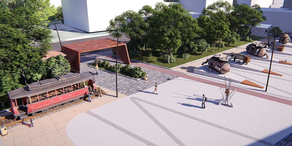 Кафе в трамвае и зеркальный навес: набережную в центре Челябинска превратят в арт-объект 5 Кафе в трамвае и зеркальный навес: набережную в центре Челябинска превратят в арт-объект 5