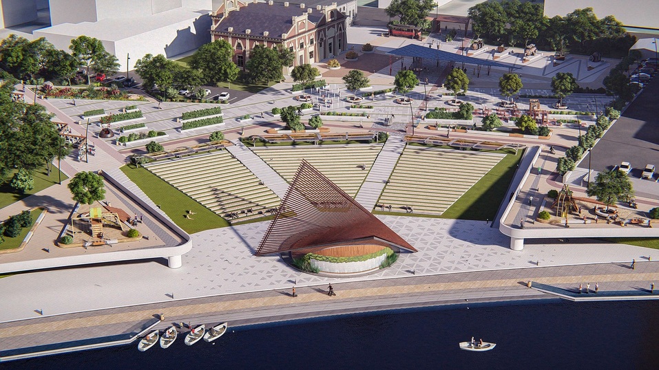 Кафе в трамвае и зеркальный навес: набережную в центре Челябинска превратят в арт-объект 5 Кафе в трамвае и зеркальный навес: набережную в центре Челябинска превратят в арт-объект 5