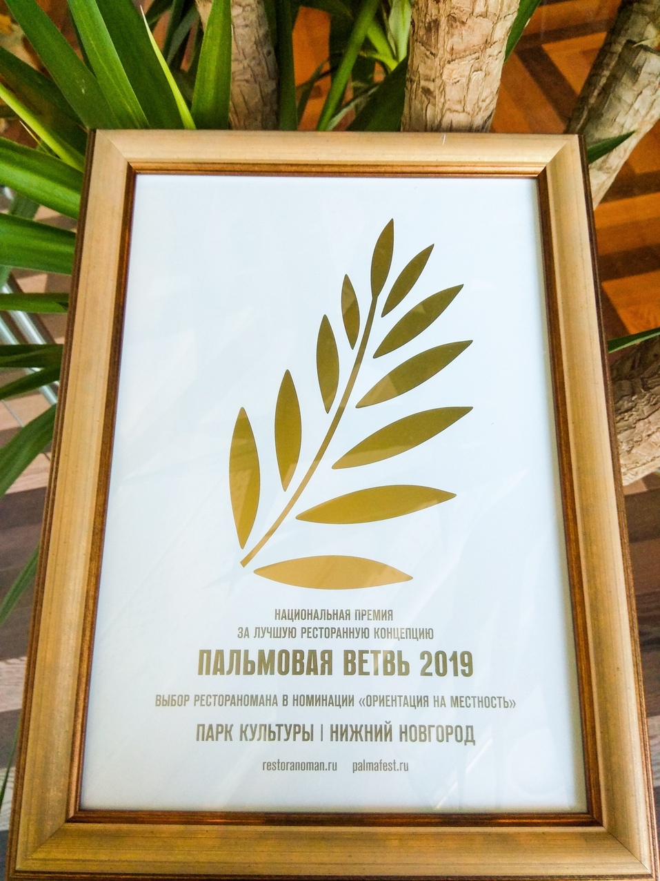Нижегородское заведение впервые получило ресторанную премию «Пальмовая ветвь» 1 Нижегородское заведение впервые получило ресторанную премию «Пальмовая ветвь» 1
