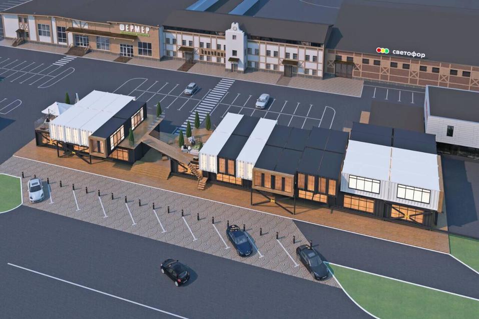 Бизнес в металле: в центре Челябинска построят бокс-парк из контейнеров 1 Бизнес в металле: в центре Челябинска построят бокс-парк из контейнеров 1