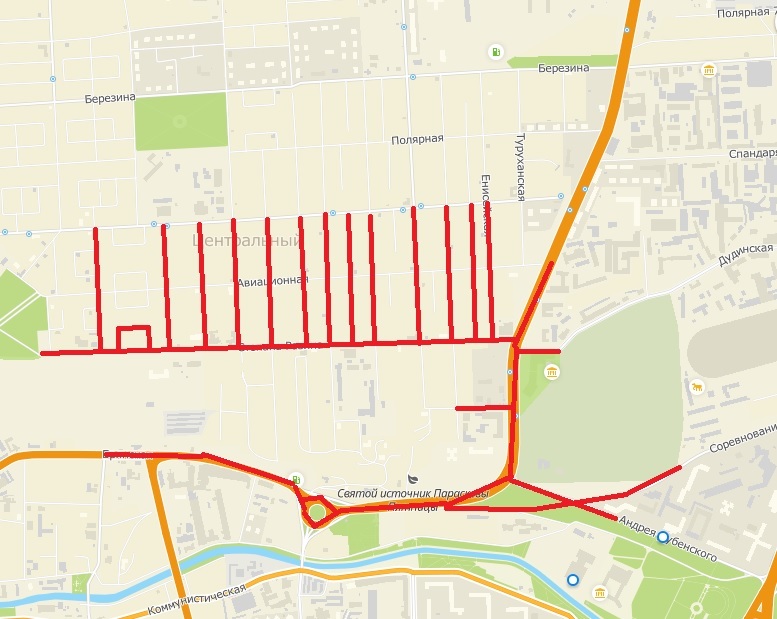 В выходные в центре Красноярска будет ограничено движение на основных улицах (СХЕМЫ) 3 В выходные в центре Красноярска будет ограничено движение на основных улицах (СХЕМЫ) 3
