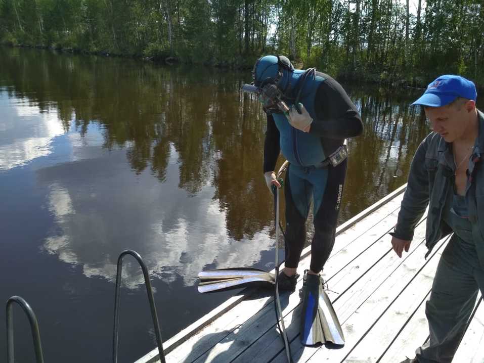 Оценка водоема промышленным водолазом Оценка водоема промышленным водолазом