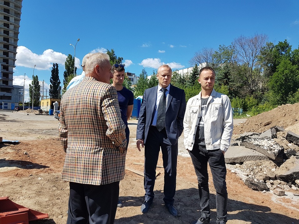 Выездное совещание на стройплощадке Трамплина К-60 Выездное совещание на стройплощадке Трамплина К-60