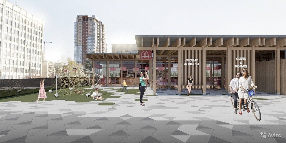 Такие павильоны на крыше ТК хотят поставить его владельцы Такие павильоны на крыше ТК хотят поставить его владельцы