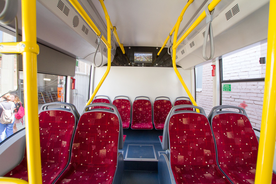 Салон электробуса Салон электробуса