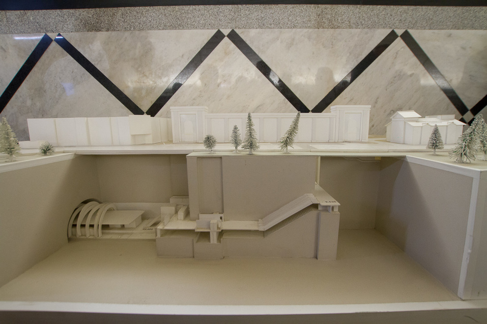 Макет перехода в метро из ТРЦ "Гринвич" Макет перехода в метро из ТРЦ "Гринвич"