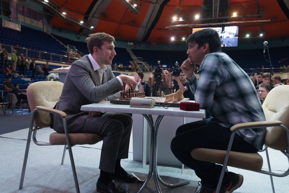 Сергей Карякин и Пентала Харикришна Сергей Карякин и Пентала Харикришна