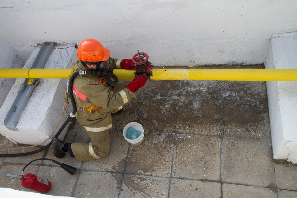 Установка бандажа на газопроводе Установка бандажа на газопроводе