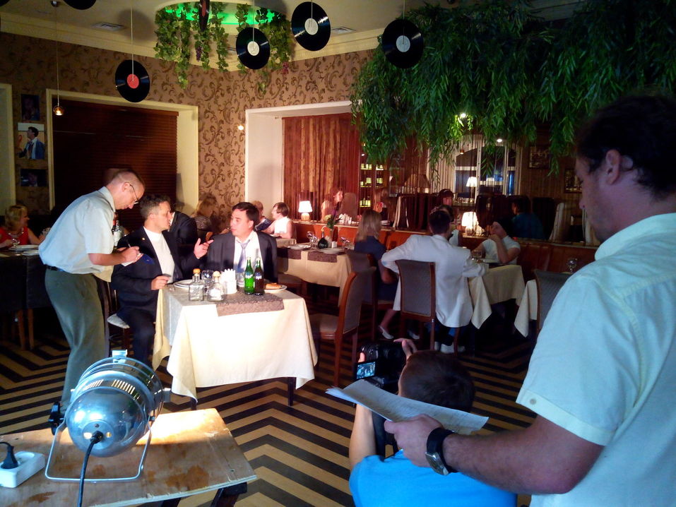 Процесс съемки фильма Процесс съемки фильма