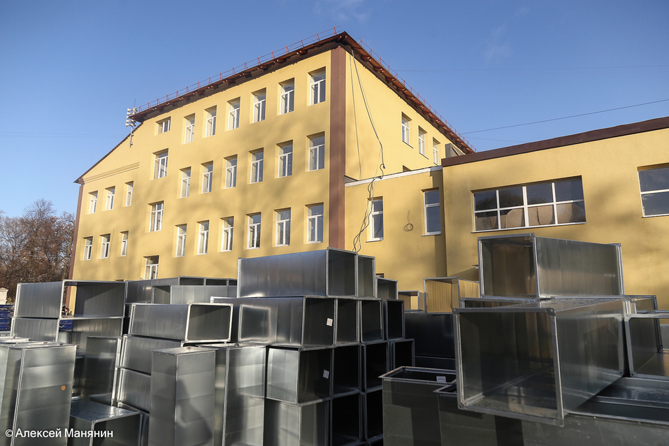 Капитальный ремонт школы №123 в Ленинском районе завершен на 85% 1 Капитальный ремонт школы №123 в Ленинском районе завершен на 85% 1