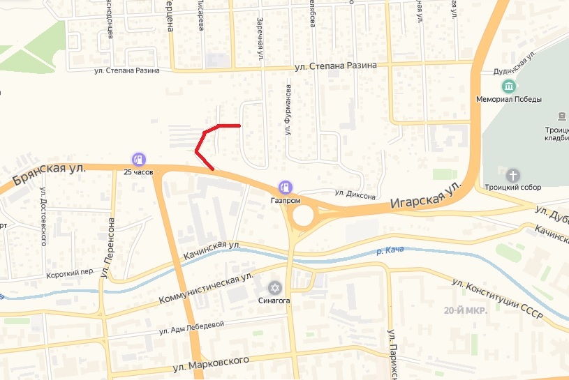 В Красноярске на полгода закроют короткий проезд в Покровку 1 В Красноярске на полгода закроют короткий проезд в Покровку 1