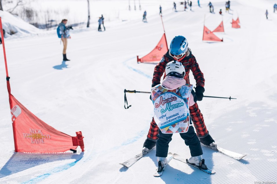 Дети проходят программу "Лыжи мечты" Дети проходят программу "Лыжи мечты"