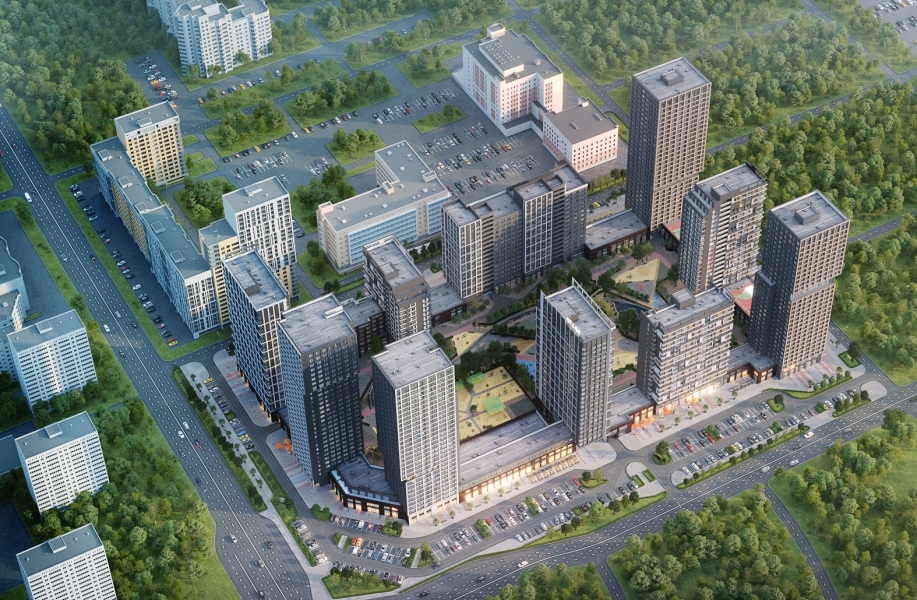 Рендер ЖК Парк столиц Рендер ЖК Парк столиц