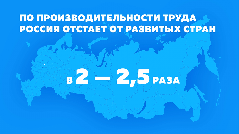 Россия отстает по производительности труда от развитых стран Россия отстает по производительности труда от развитых стран
