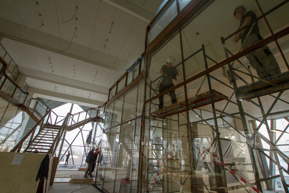 Изнанка штаб-квартиры РМК за ₽12 млрд: Что внутри первого в России объекта Нормана Фостера 11 Изнанка штаб-квартиры РМК за ₽12 млрд: Что внутри первого в России объекта Нормана Фостера 11