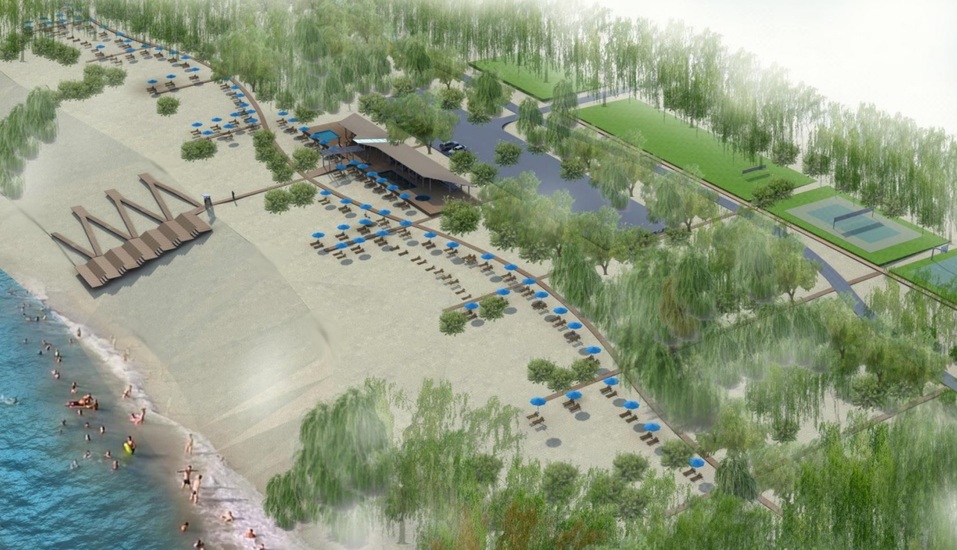 Пляж к Новому году. Сорвавший сроки подрядчик обещал благоустроить Гребной канал в декабре 1 Пляж к Новому году. Сорвавший сроки подрядчик обещал благоустроить Гребной канал в декабре 1