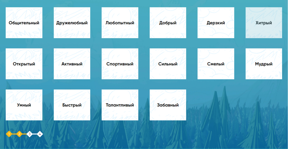 Черты характера для символа Универсиады-2023. Скриншот официального сайта Черты характера для символа Универсиады-2023. Скриншот официального сайта