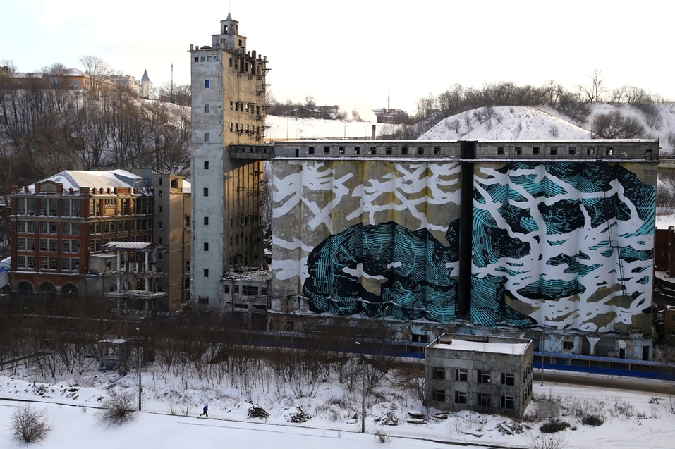 В Нижнем Новгороде начался демонтаж элеватора возле метромоста. Фото 5 В Нижнем Новгороде начался демонтаж элеватора возле метромоста. Фото 5