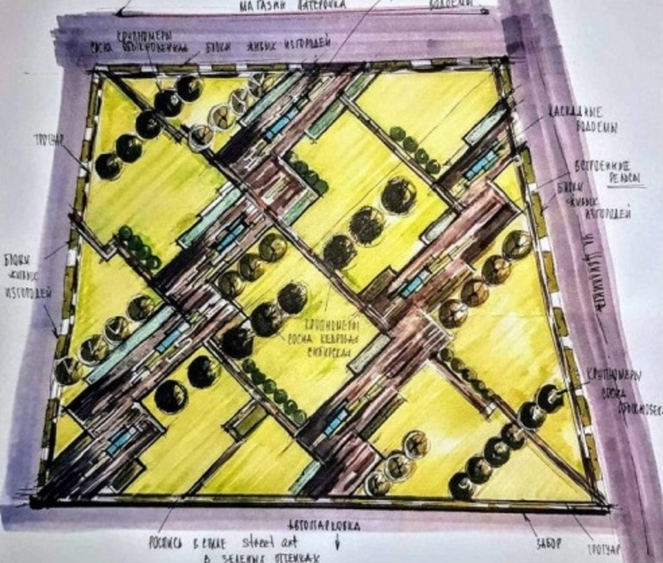 В центре Челябинска вместо двух пустырей создадут скверы 1 В центре Челябинска вместо двух пустырей создадут скверы 1