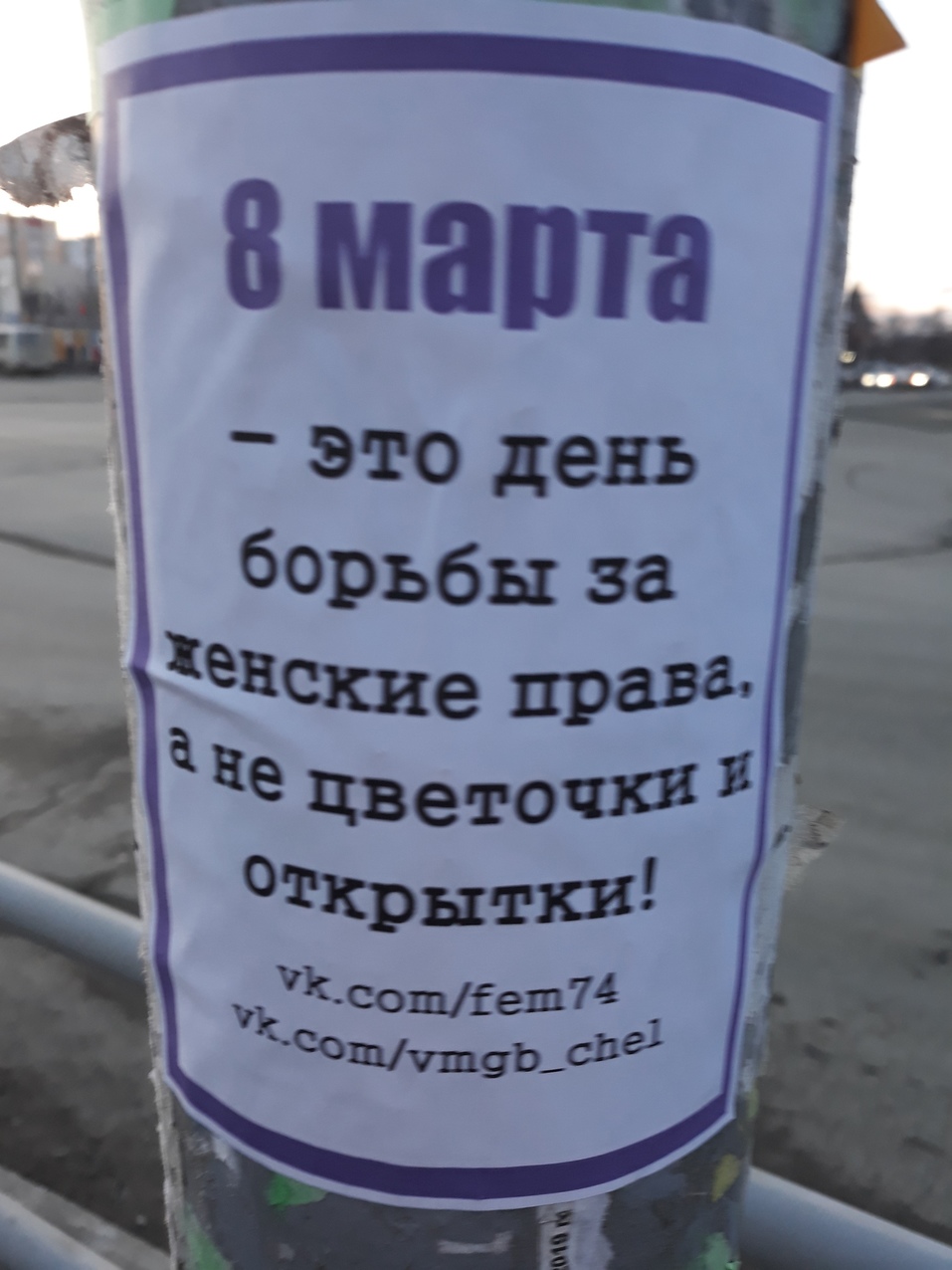 Челябинские феминистки проведут митинг за освобождение женщин 8 марта 1 Челябинские феминистки проведут митинг за освобождение женщин 8 марта 1